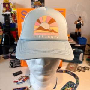 Billabong Light Blue Hat with Sunset Graphic